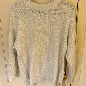 Off white/cream colored oversized sweater. Size small. From Aerie.